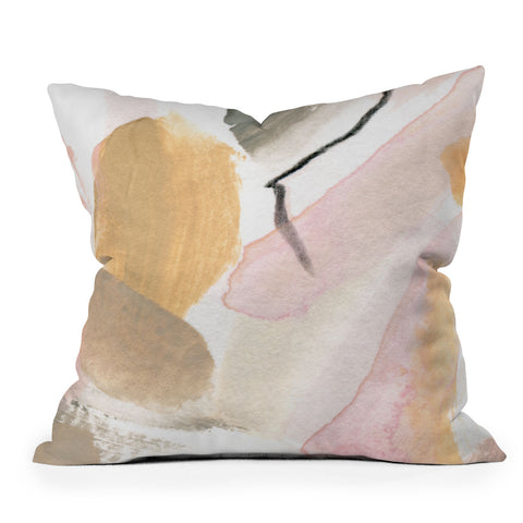 Georgiana Paraschiv Abstract D04 Outdoor Throw Pillow