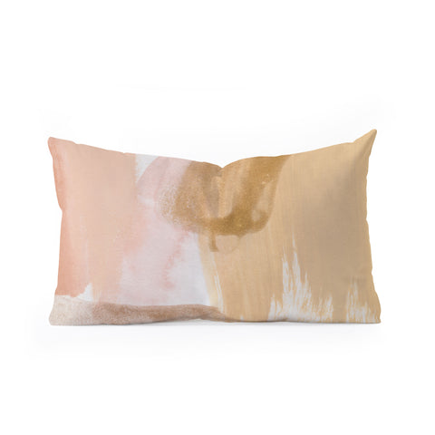 Georgiana Paraschiv Abstract M16 Oblong Throw Pillow