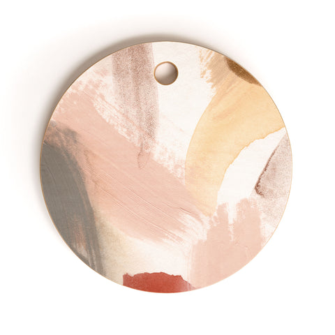 Georgiana Paraschiv Abstract M18 Cutting Board Round
