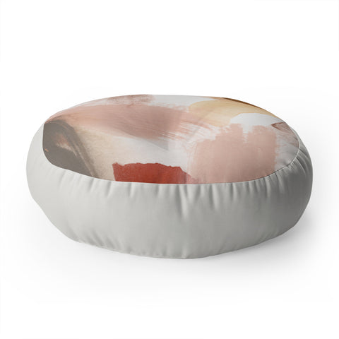Georgiana Paraschiv Abstract M18 Floor Pillow Round