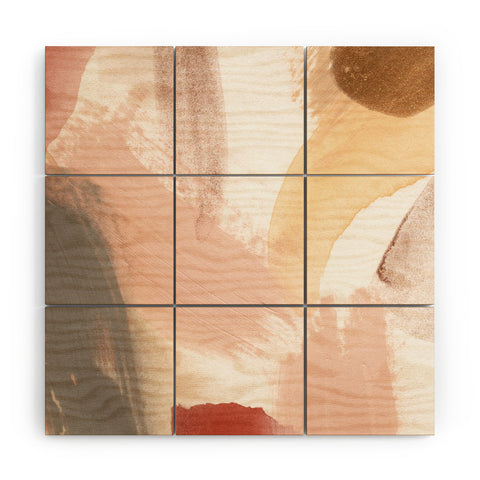 Georgiana Paraschiv Abstract M18 Wood Wall Mural