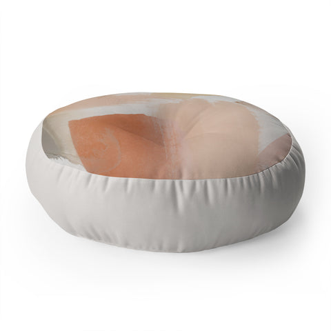 Georgiana Paraschiv Abstract M19 Floor Pillow Round