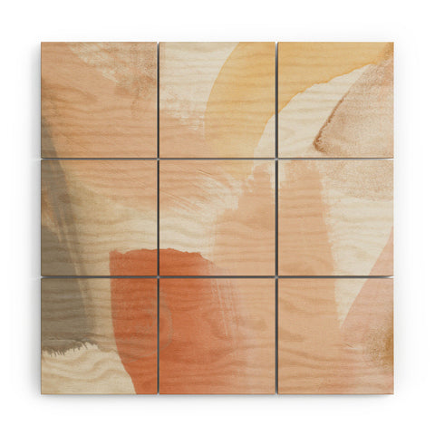 Georgiana Paraschiv Abstract M19 Wood Wall Mural