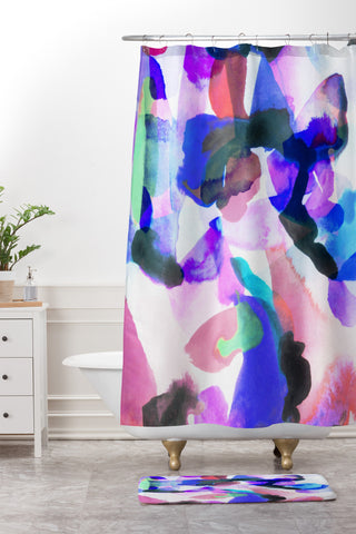Georgiana Paraschiv Abstract M24 Shower Curtain And Mat