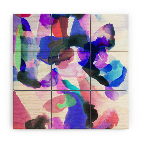 Georgiana Paraschiv Abstract M24 Wood Wall Mural
