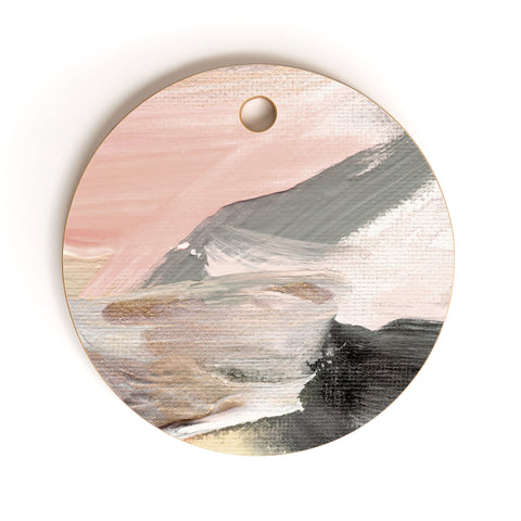 Georgiana Paraschiv Abstract M28 Cutting Board Round