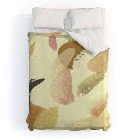 Georgiana Paraschiv abstract m3 cream Duvet Cover