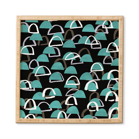 Georgiana Paraschiv Abstract Pattern 41 Framed Wall Art