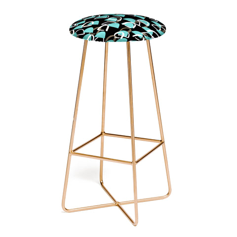 Georgiana Paraschiv Abstract Pattern 41 Bar Stool