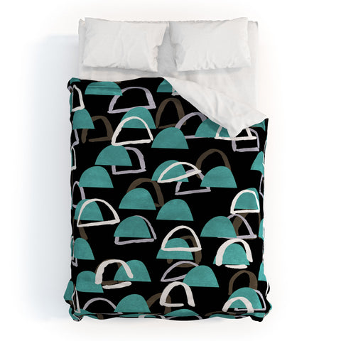 Georgiana Paraschiv Abstract Pattern 41 Duvet Cover