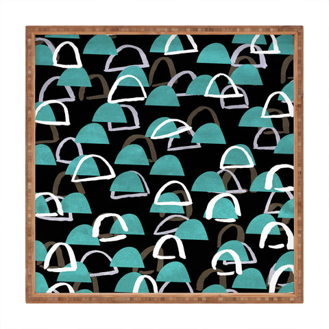 Georgiana Paraschiv Abstract Pattern 41 Square Tray