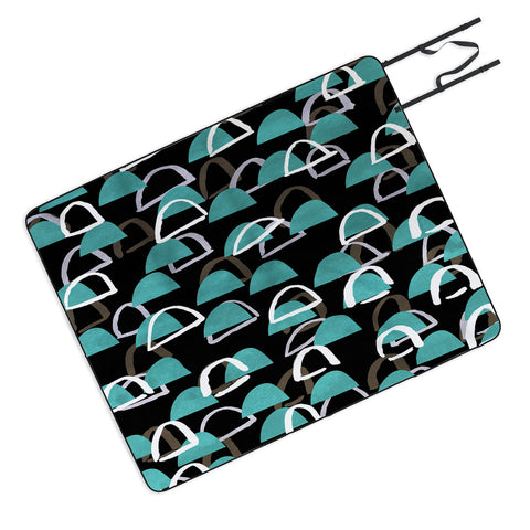 Georgiana Paraschiv Abstract Pattern 41 Picnic Blanket
