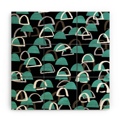 Georgiana Paraschiv Abstract Pattern 41 Wood Wall Mural
