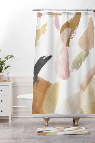 Georgiana Paraschiv AbstractM3 Shower Curtain And Mat