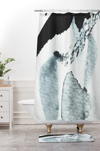 Georgiana Paraschiv AbstractM5 Shower Curtain And Mat