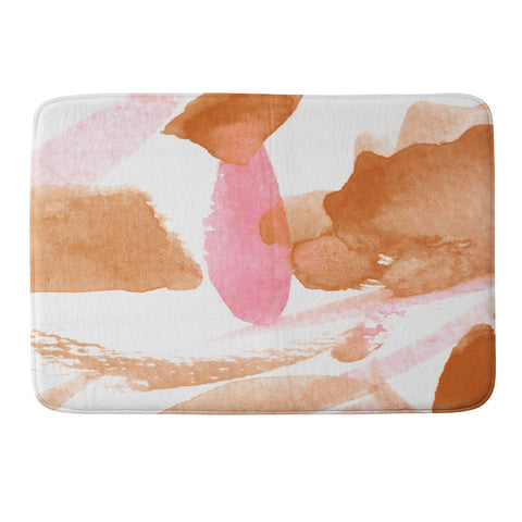 Georgiana Paraschiv AbstractM8 Memory Foam Bath Mat