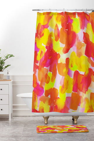 Georgiana Paraschiv AJ88 Shower Curtain And Mat