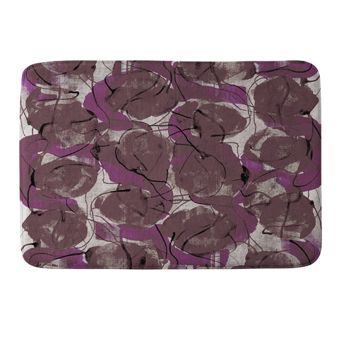 Georgiana Paraschiv Autumn Pattern Memory Foam Bath Mat