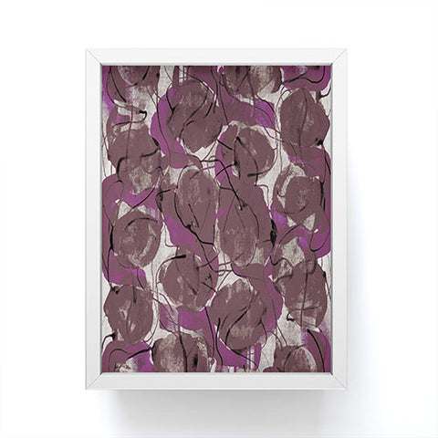 Georgiana Paraschiv Autumn Pattern Framed Mini Art Print