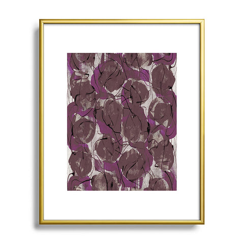 Georgiana Paraschiv Autumn Pattern Metal Framed Art Print