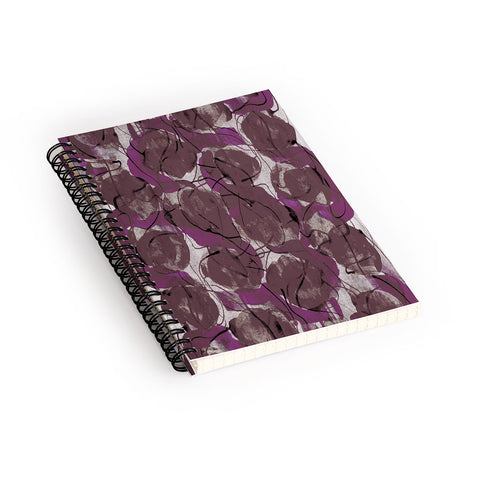 Georgiana Paraschiv Autumn Pattern Spiral Notebook