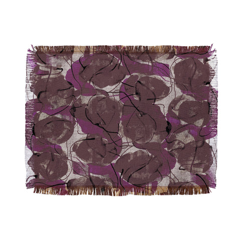 Georgiana Paraschiv Autumn Pattern Throw Blanket