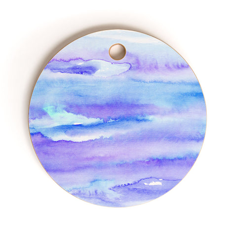 Georgiana Paraschiv Blue 00 Cutting Board Round