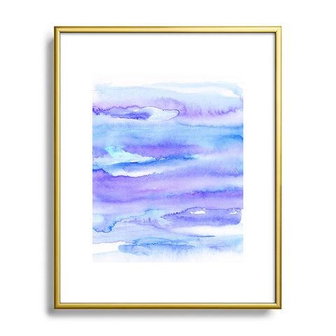 Georgiana Paraschiv Blue 00 Metal Framed Art Print