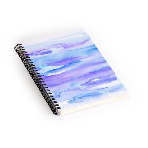 Georgiana Paraschiv Blue 00 Spiral Notebook
