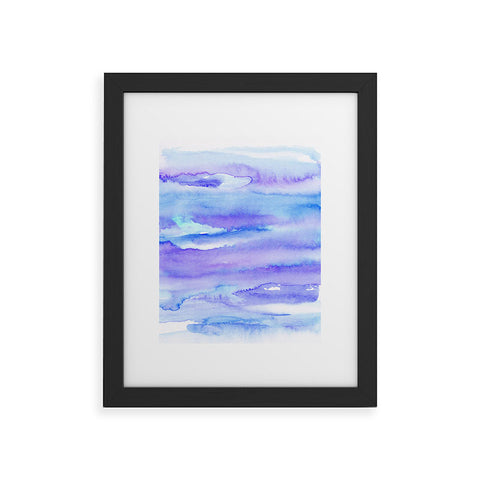 Georgiana Paraschiv Blue 00 Framed Art Print