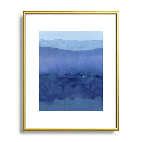Georgiana Paraschiv Blue 019 Metal Framed Art Print