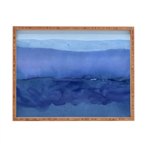 Georgiana Paraschiv Blue 019 Rectangular Tray