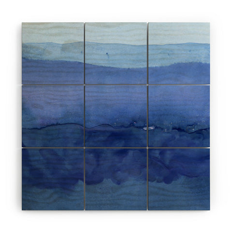 Georgiana Paraschiv Blue 019 Wood Wall Mural