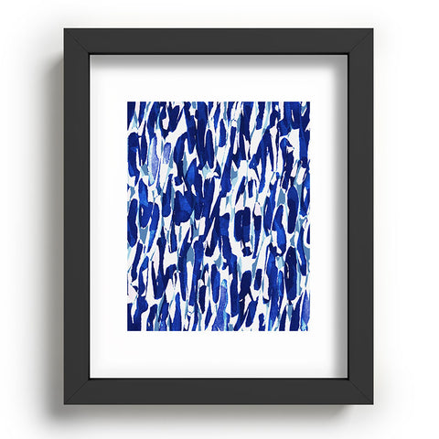 Georgiana Paraschiv Blue Shades Recessed Framing Rectangle