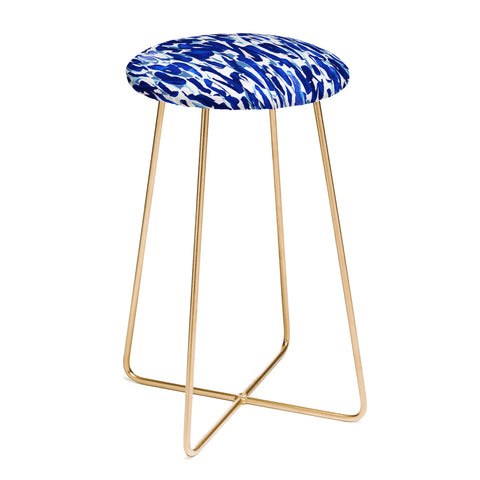 Georgiana Paraschiv Blue Shades Counter Stool