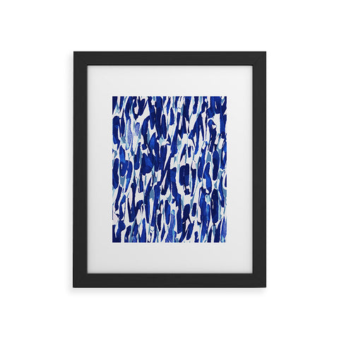Georgiana Paraschiv Blue Shades Framed Art Print