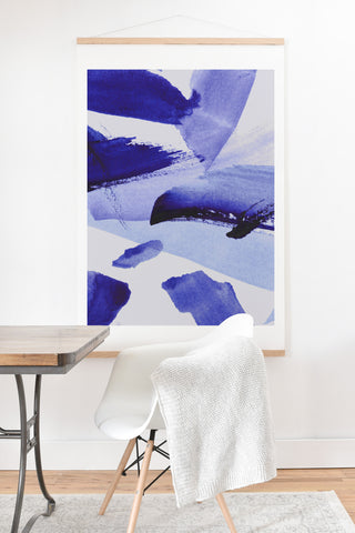 Georgiana Paraschiv Blues Art Print And Hanger