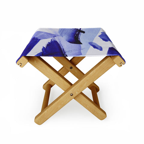 Georgiana Paraschiv Blues Folding Stool