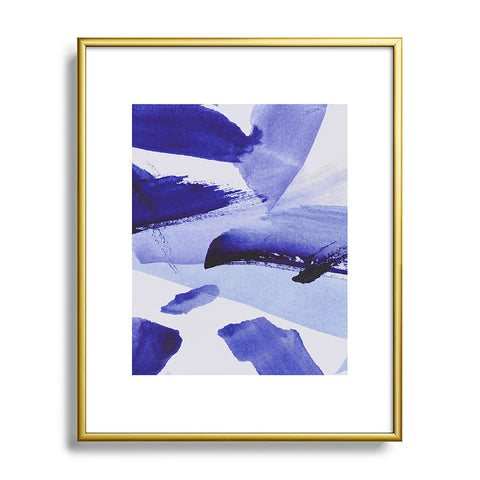 Georgiana Paraschiv Blues Metal Framed Art Print