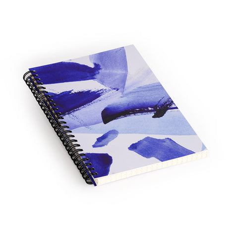 Georgiana Paraschiv Blues Spiral Notebook