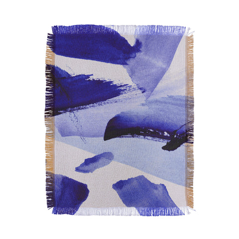 Georgiana Paraschiv Blues Throw Blanket