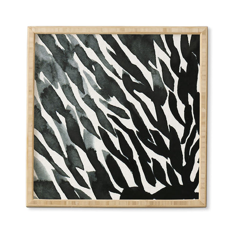Georgiana Paraschiv BWAbstract 01 Framed Wall Art
