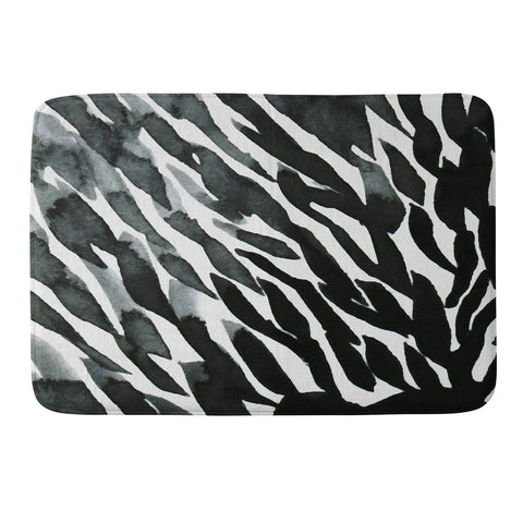 Georgiana Paraschiv BWAbstract 01 Memory Foam Bath Mat