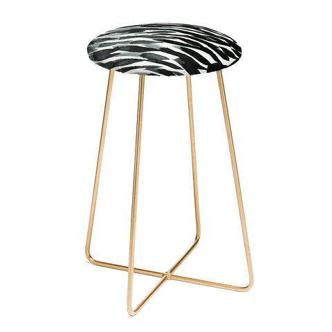 Georgiana Paraschiv BWAbstract 01 Counter Stool