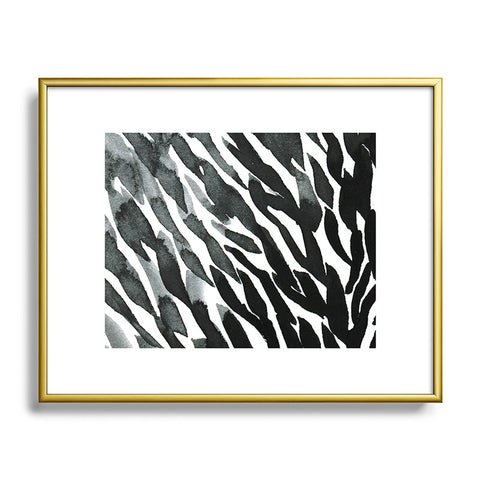 Georgiana Paraschiv BWAbstract 01 Metal Framed Art Print