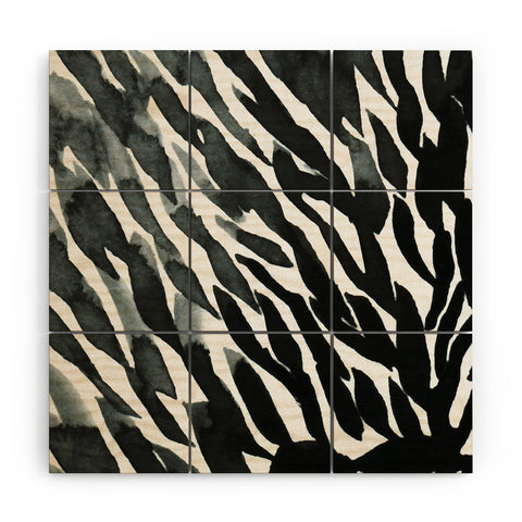 Georgiana Paraschiv BWAbstract 01 Wood Wall Mural