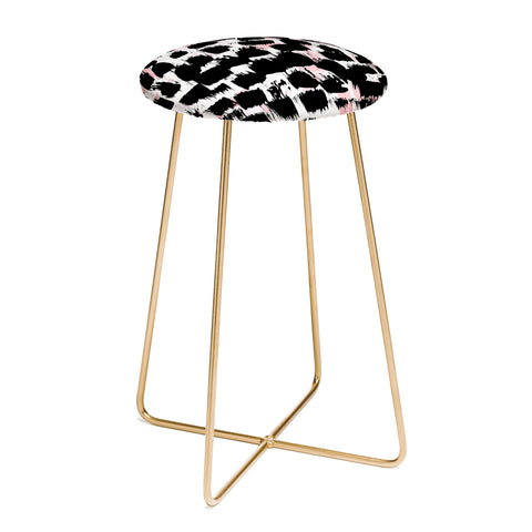 Georgiana Paraschiv BWAbstract 02 Counter Stool
