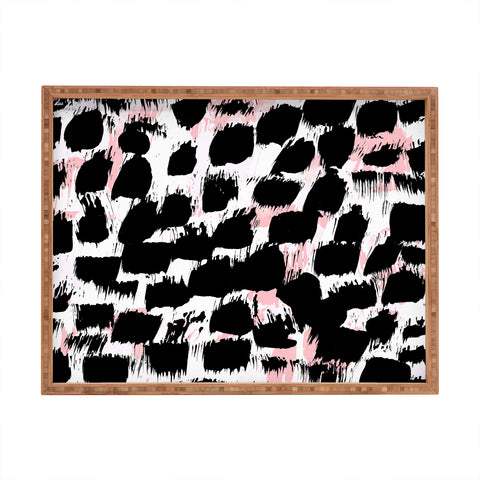 Georgiana Paraschiv BWAbstract 02 Rectangular Tray