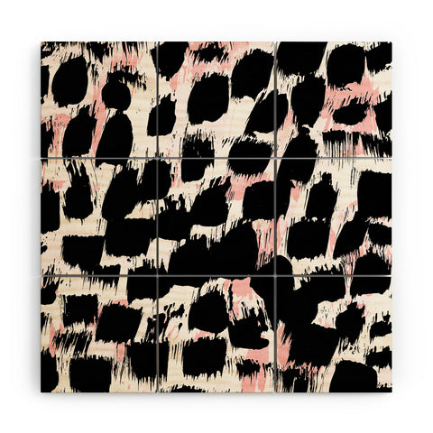 Georgiana Paraschiv BWAbstract 02 Wood Wall Mural