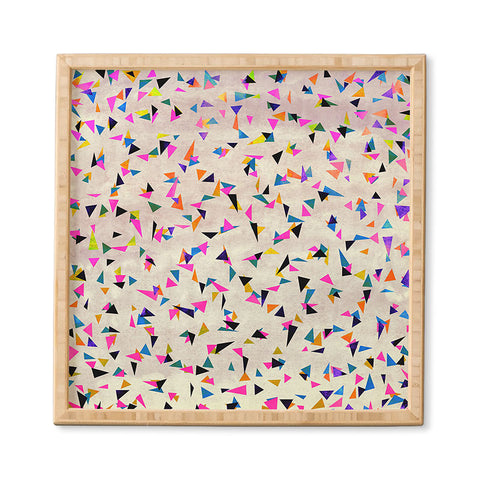 Georgiana Paraschiv Celebration Triangles Framed Wall Art